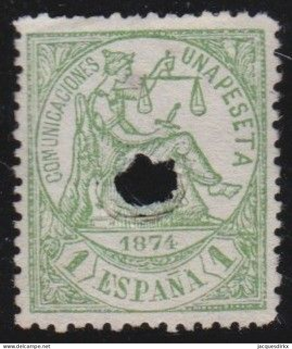 Espagne    .  Y&T   .   148      .   O    .   Trou - Used Stamps