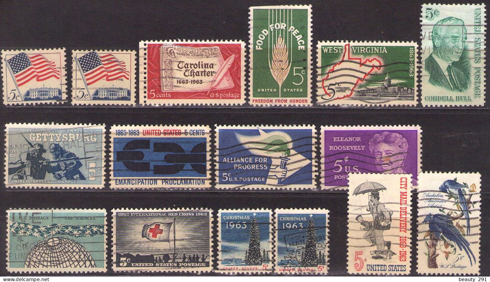 USA 1963 USED - Años Completos