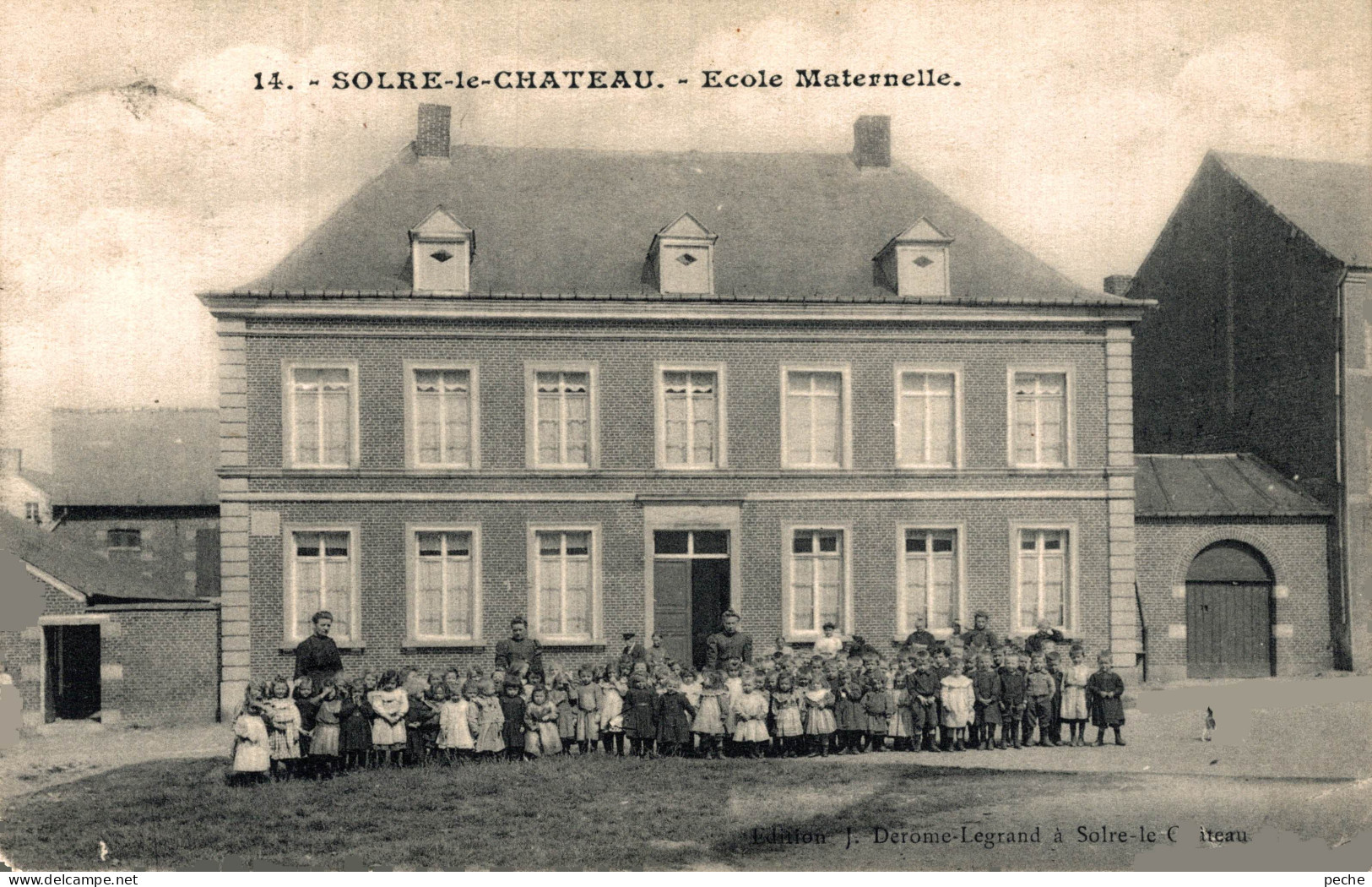 N°105097 -cpa Solre Le Château -école Maternelle- - Solre Le Chateau