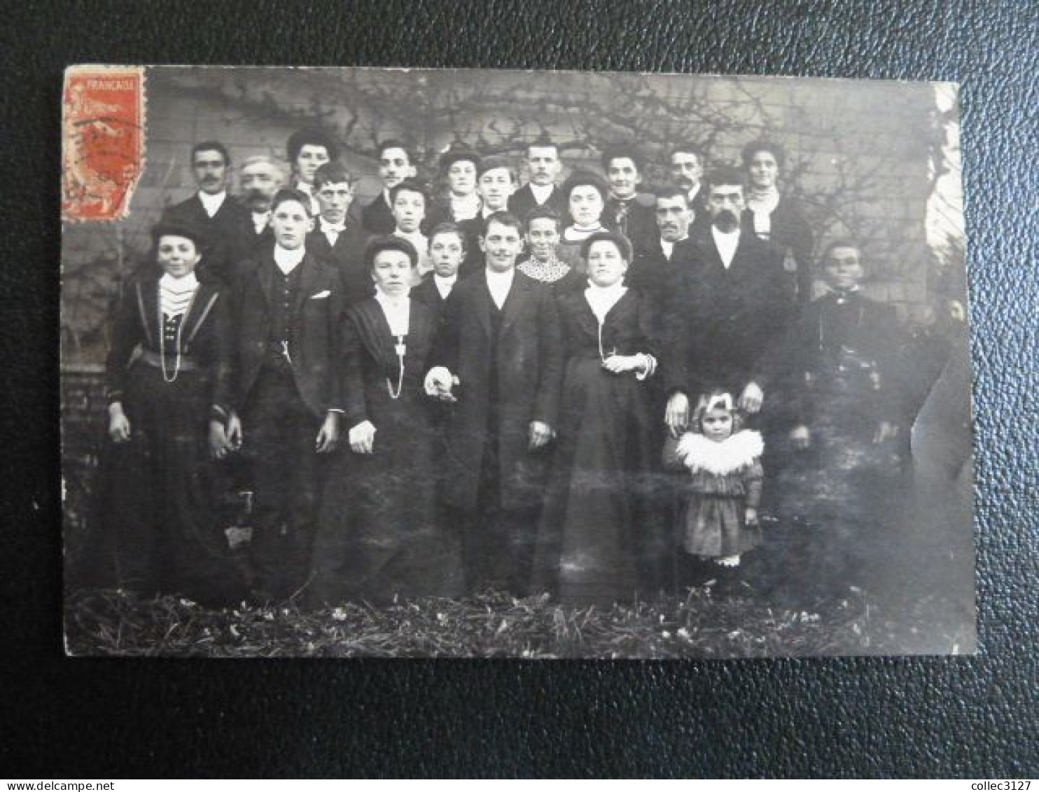 T1 - Carte Photo - Famille - Envoyée De Pont Audemer - Eure - 1908 (voir Texte Au Dos) - Groupes D'enfants & Familles