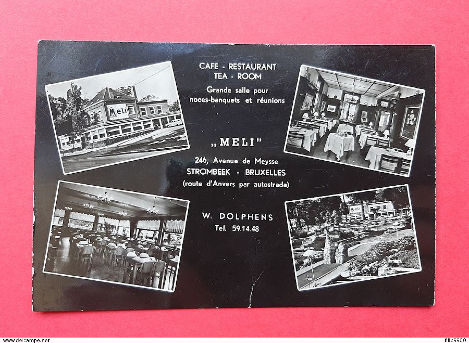 PK/CP : Café Restaurant MELI - Bruxelles Avenue De Meysse 246 Strombeek - Cafés, Hôtels, Restaurants