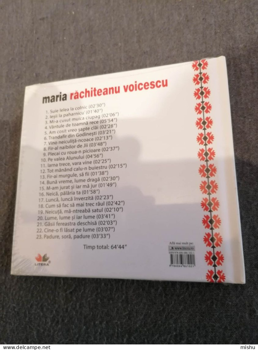 Romania - BOOK - CD INCLUDING GREAT FOLKLORE PERFORMERS - MARIA RACHITEANU VOICESCU - Country En Folk