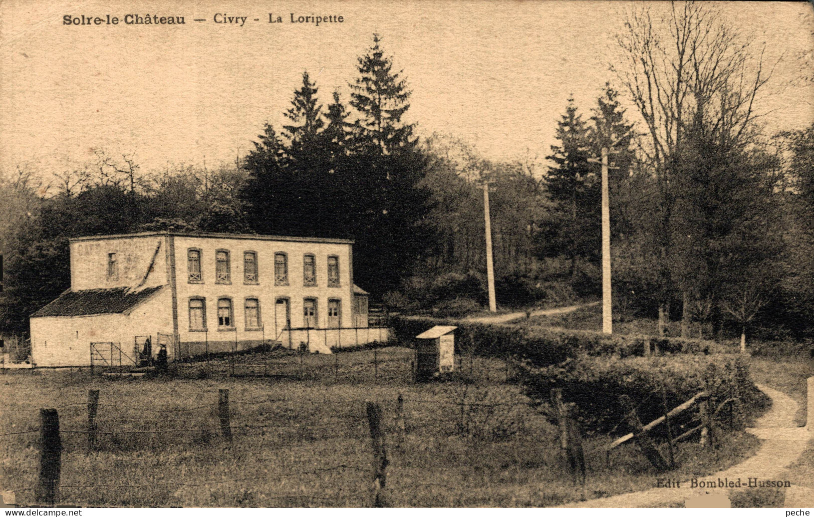 N°105117 -cpa Solre Le Château -Civry- La Loripette- - Solre Le Chateau