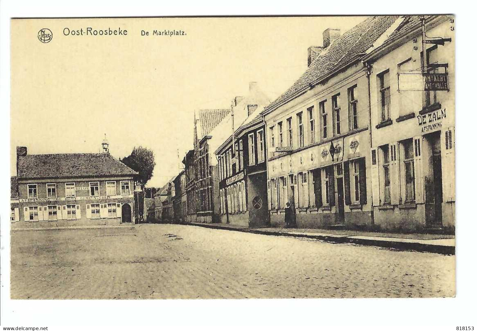 Oostrozebeke    Oost-Roosbeke  De Marktplatz - Oostrozebeke