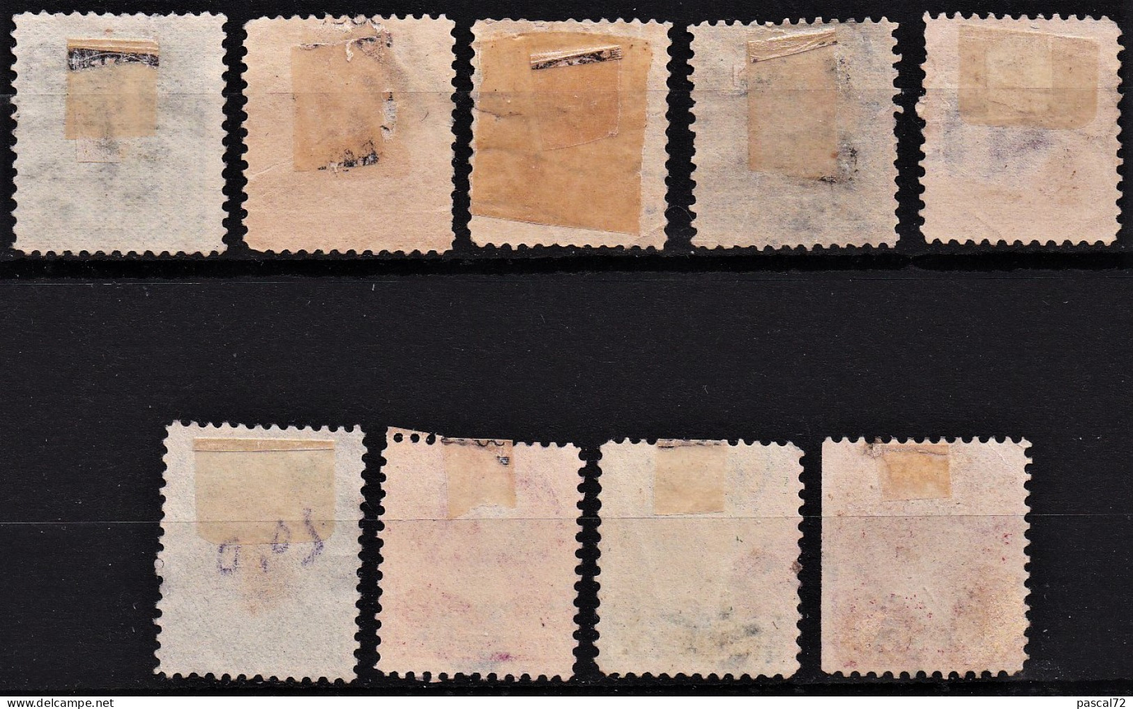 CUBA OCCUPATION AMERICAINE 1899/1902 Lot 9 Valeurs Oblitérés Used - Used Stamps