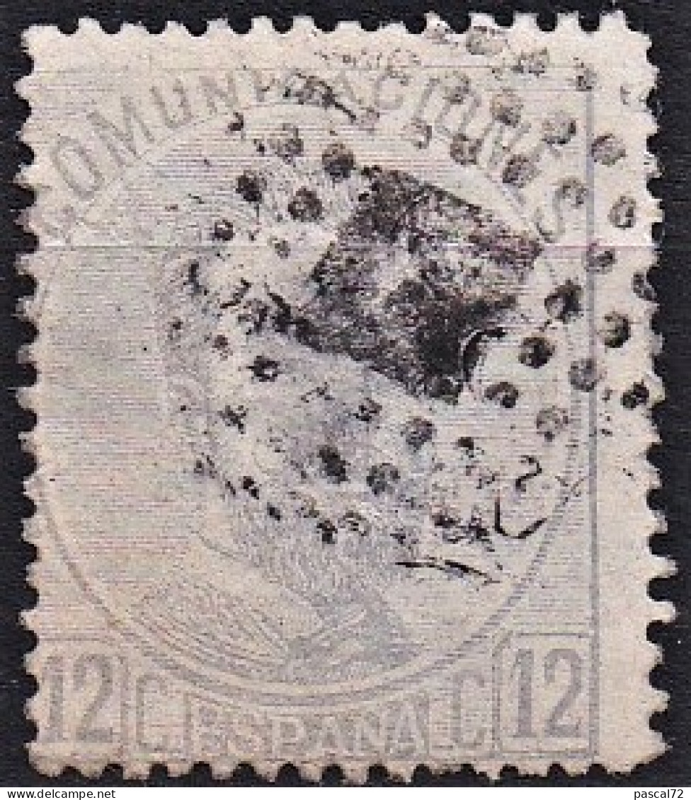 ESPAGNE AMEDEE I 1872 Y&T N° 121 Oblitéré Used - Usati