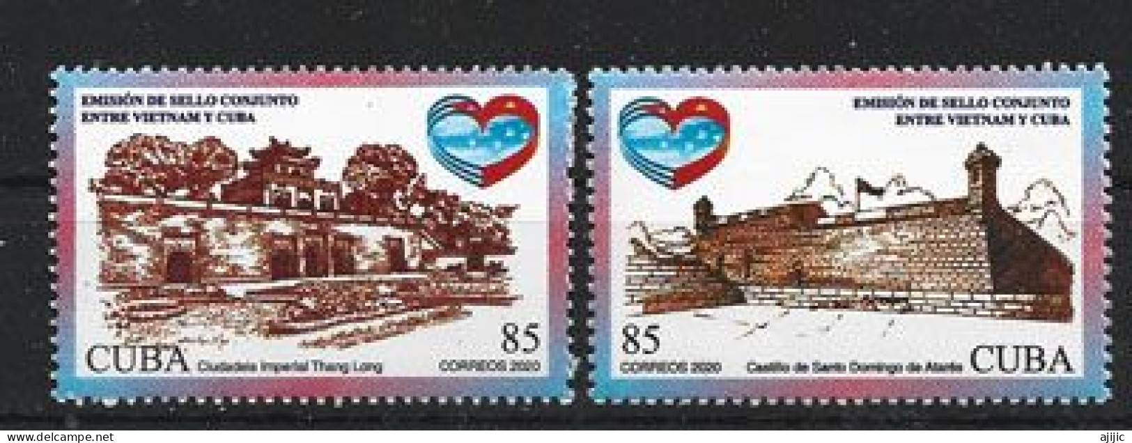 2020 - VIETNAM-CUBA , émission Conjointe.  2 Timbres Neufs ** - Nuovi