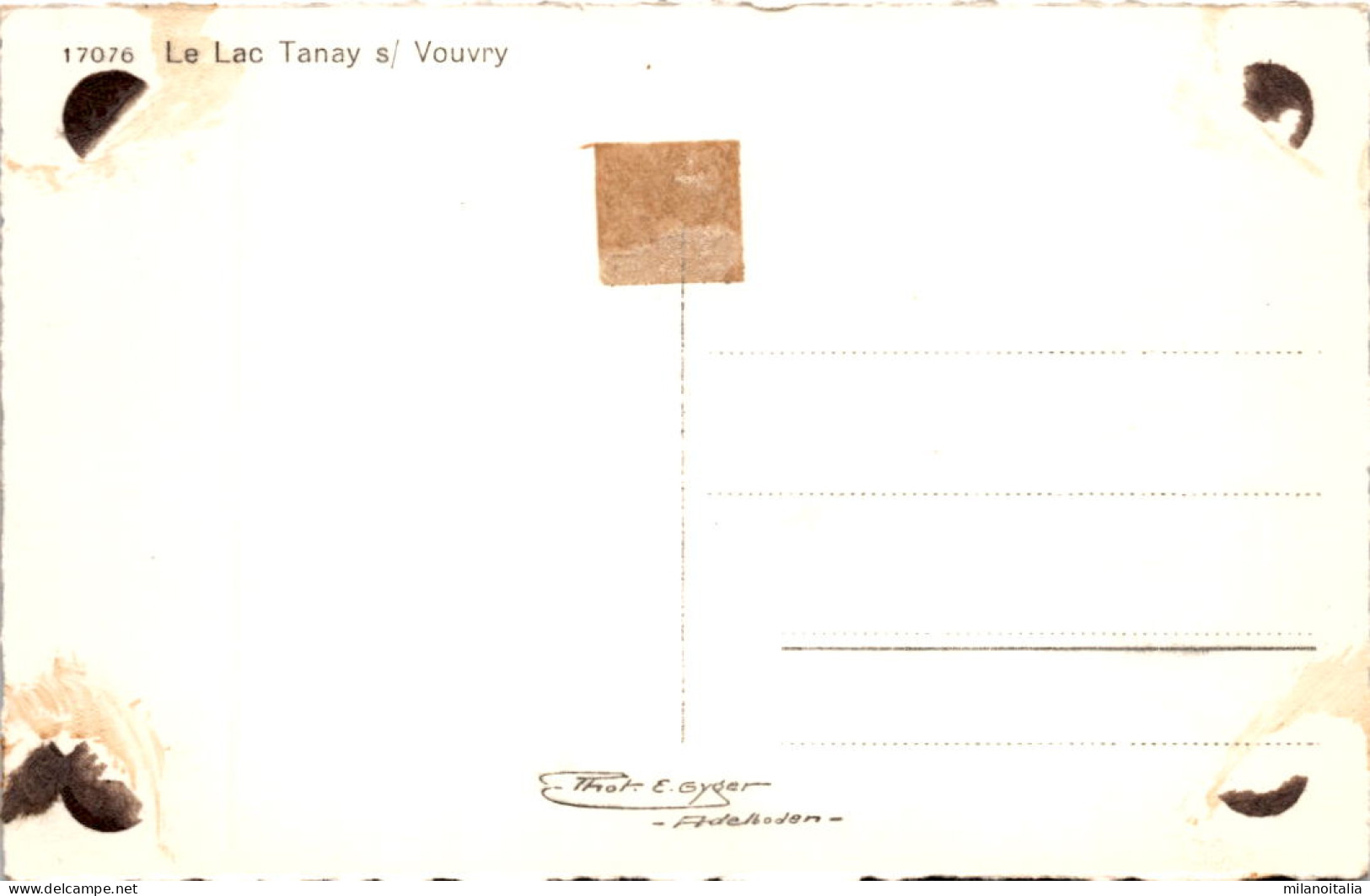 Le Lac Tanay S/Vouvry (17076) - Vouvry