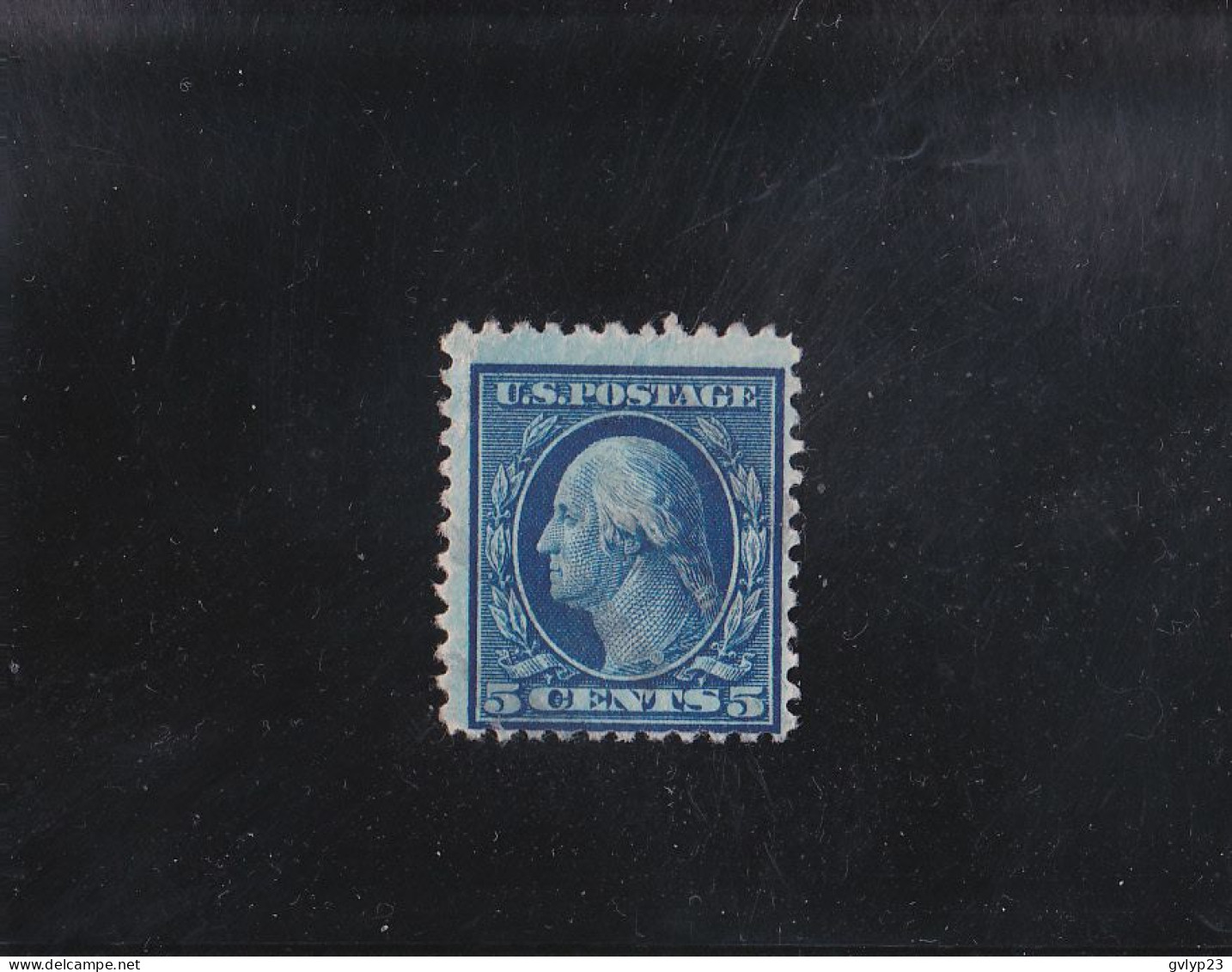 GEORGE WASHINGTON 5C BLEU NEUF SANS GOMME N° 171 YVERT ET TELLIER 1908-09 - Unused Stamps