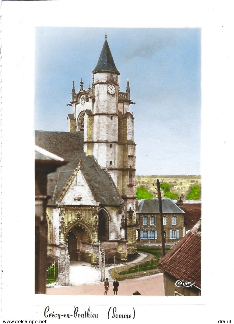 80 - (Somme) - Crécy En Ponthieu - L'Eglise - Crecy En Ponthieu