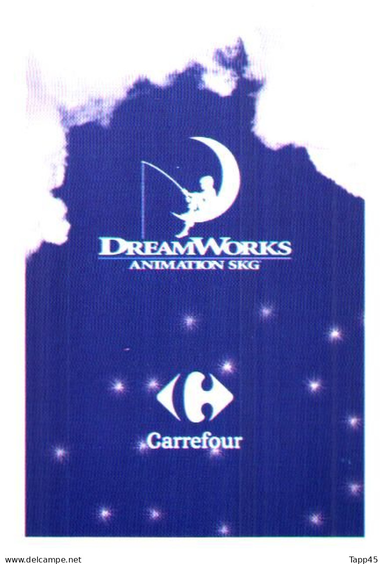 DreamWorks >Animation Skg > Carrefour > 10 cartes > Réf T v 13/1
