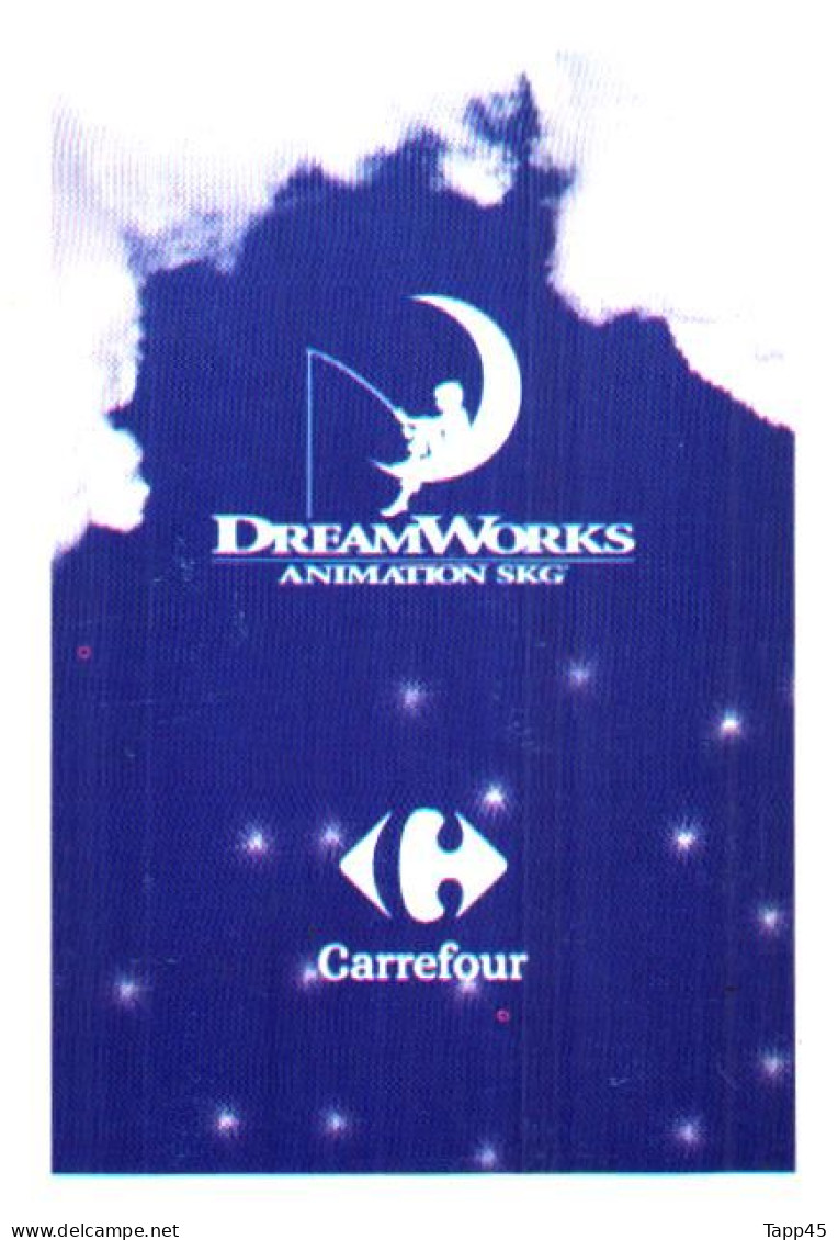 DreamWorks >Animation Skg > Carrefour > 10 cartes > Réf T v 13/1