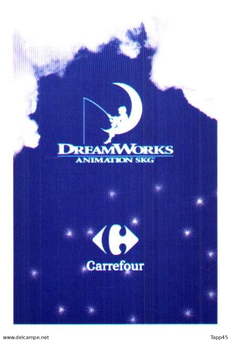 DreamWorks >Animation Skg > Carrefour > 10 cartes > Réf T v 13/1