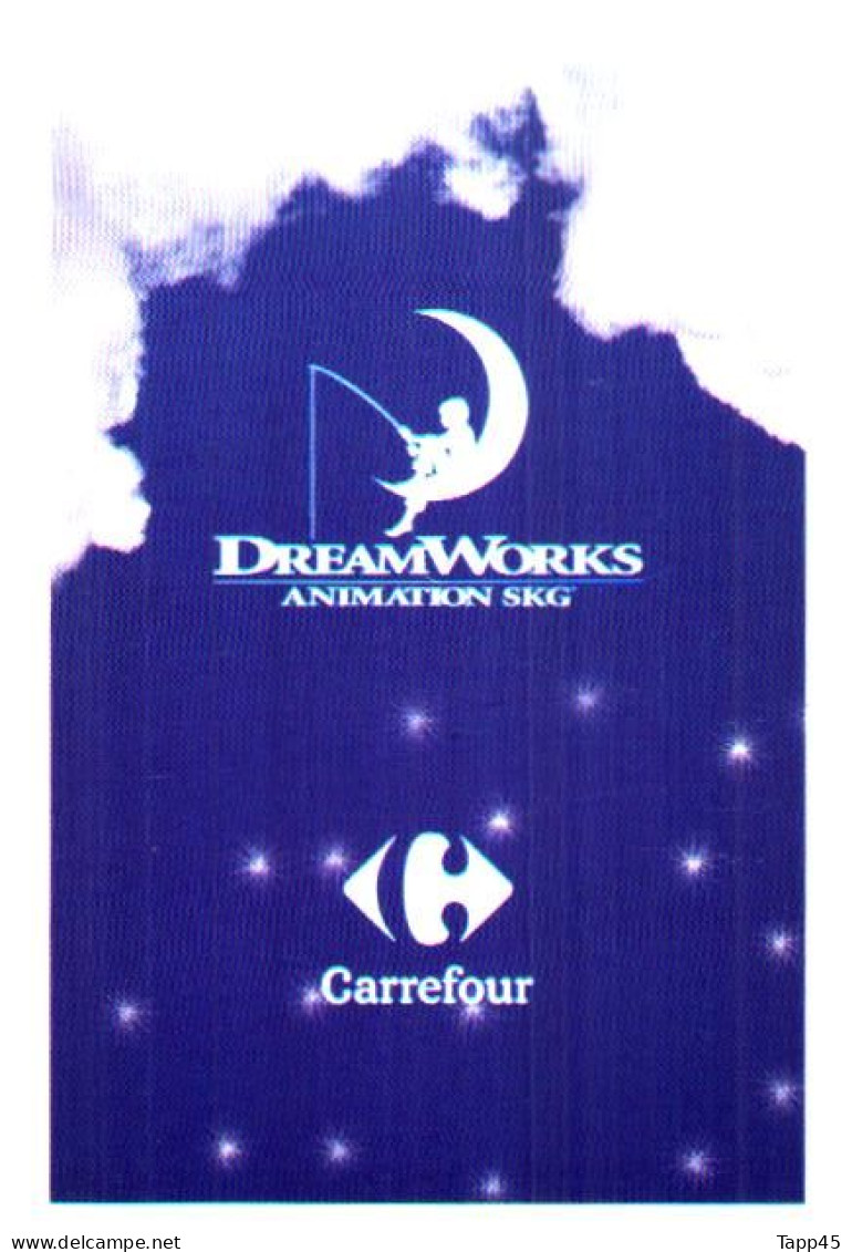 DreamWorks >Animation Skg > Carrefour > 10 cartes > Réf T v 13/1