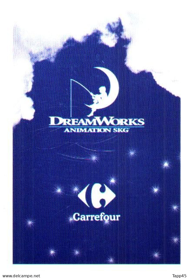 DreamWorks >Animation Skg > Carrefour > 10 cartes > Réf T v 13/2