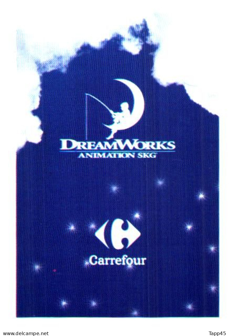 DreamWorks >Animation Skg > Carrefour > 10 cartes > Réf T v 13/2