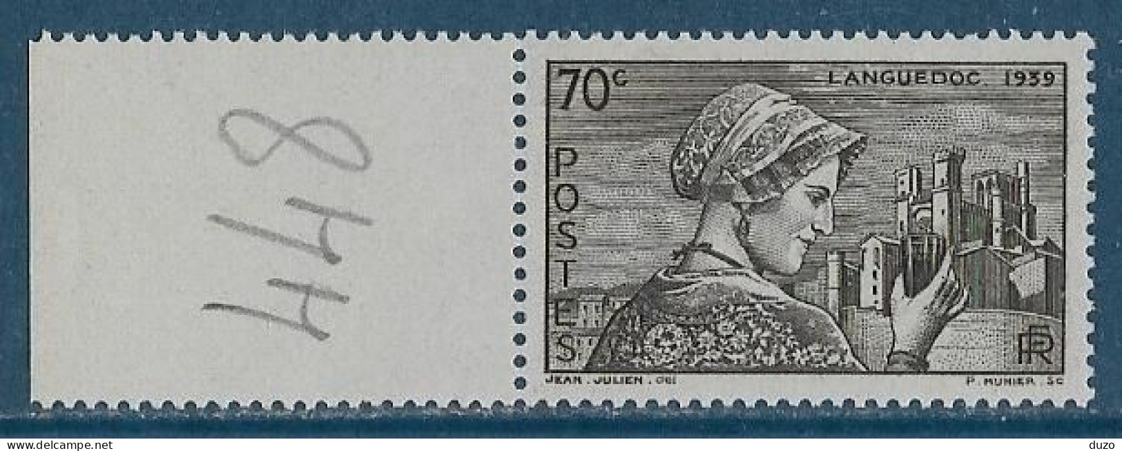 France 1949 - Languedocienne Et Cathédrale De Béziers. Y&T N°448 ** Neuf Luxe 1er Choix - Unused Stamps