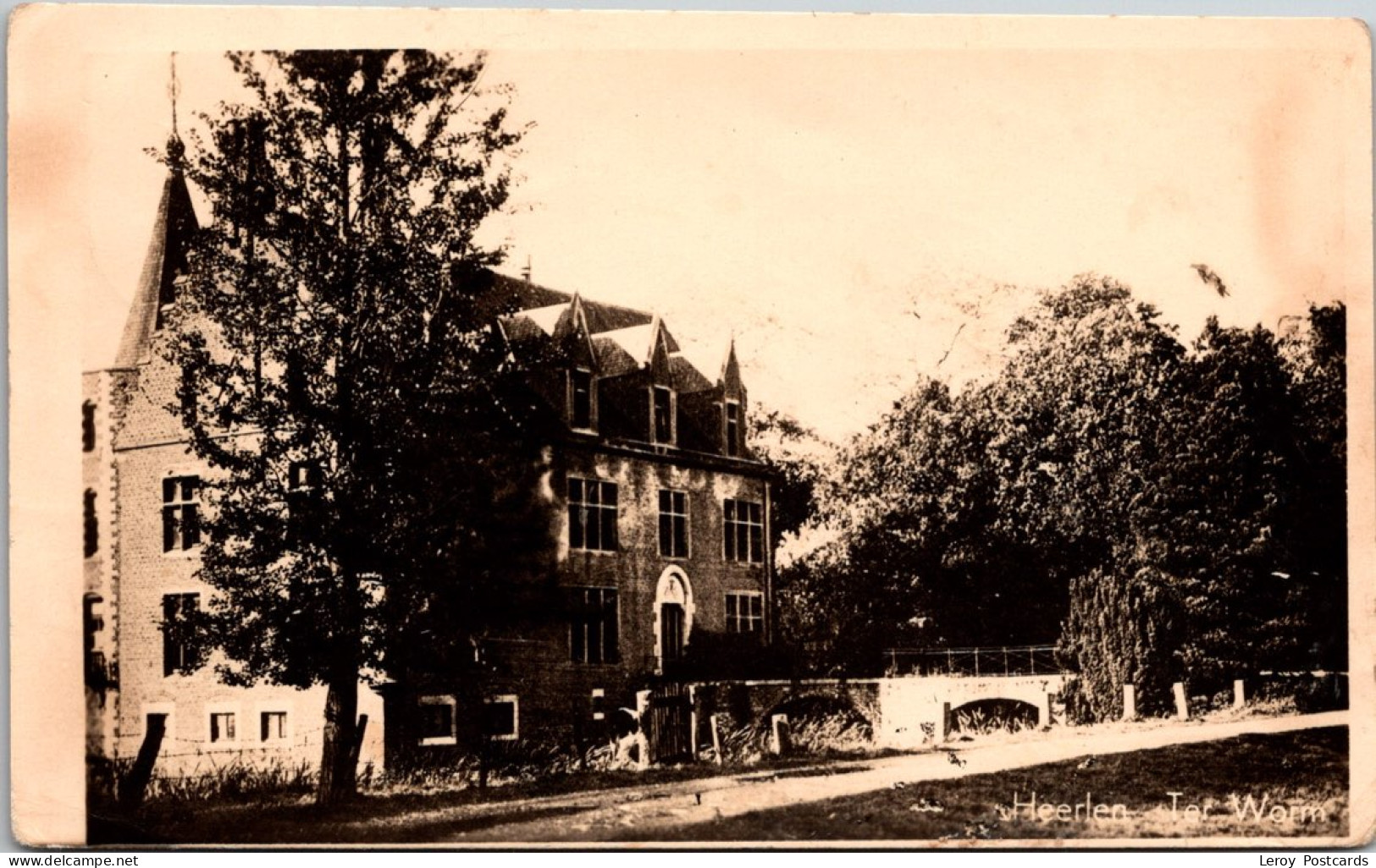 #3053 - Heerlen, Ter Worm, Kasteel 1950 (LB) - Heerlen