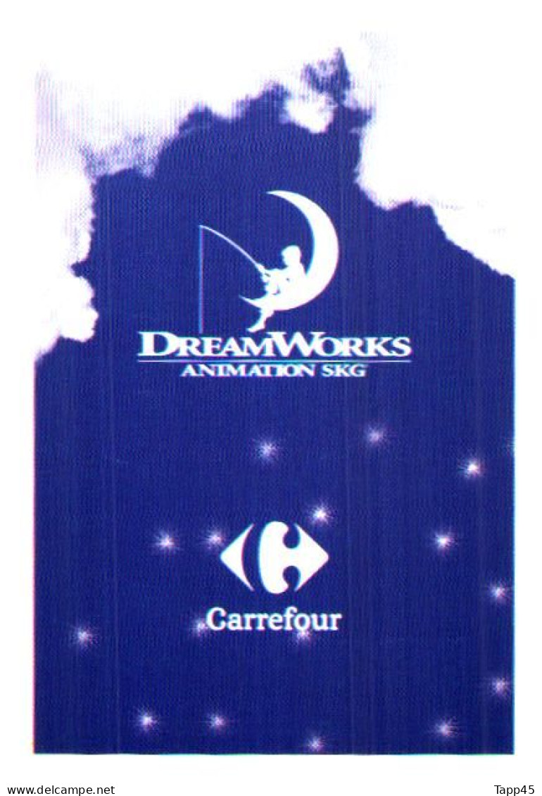 DreamWorks >Animation Skg > Carrefour > 10 cartes > Réf T v 13/4