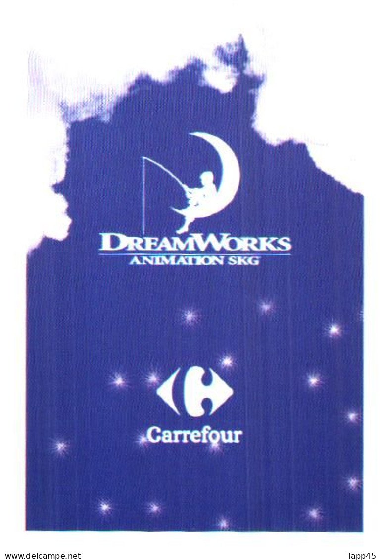 DreamWorks >Animation Skg > Carrefour > 10 cartes > Réf T v 13/5