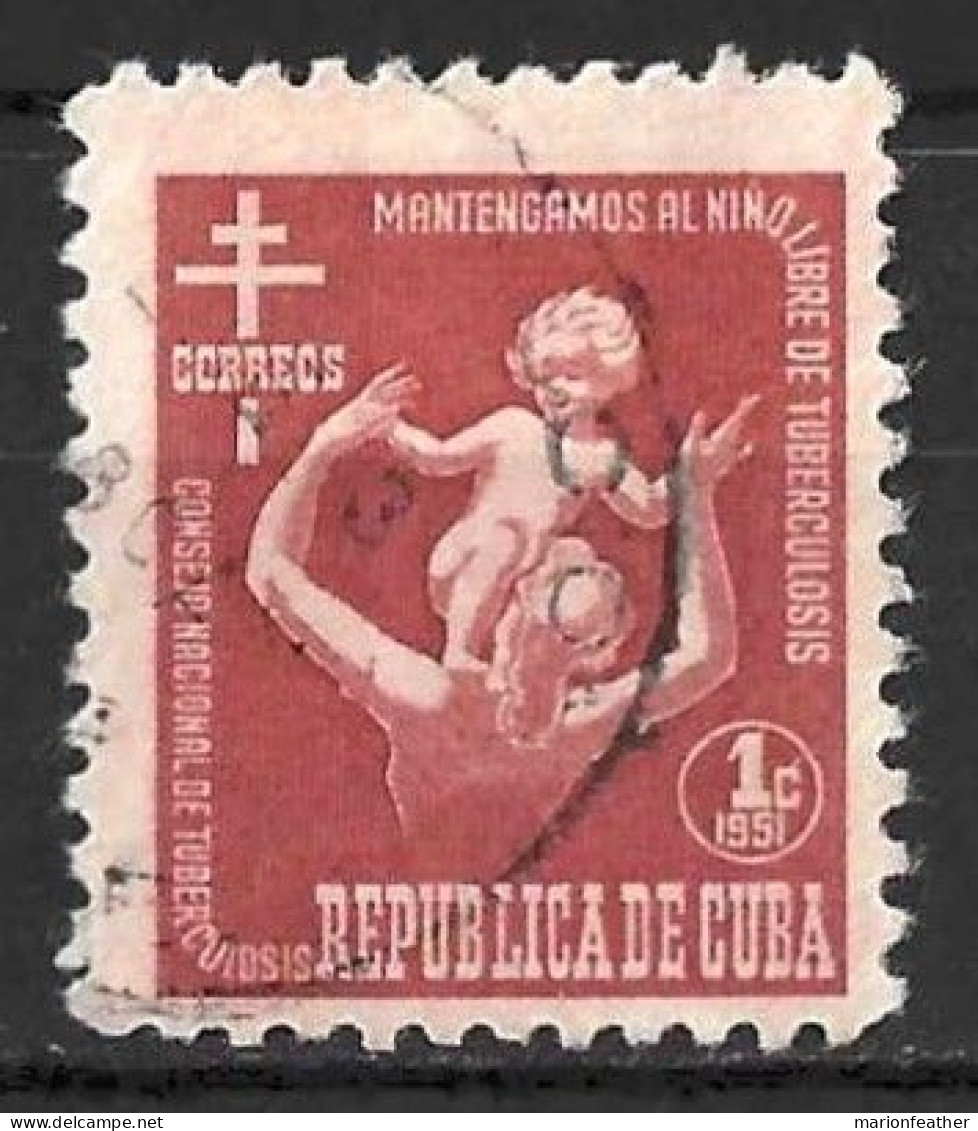 CUBA...." 1951..".....T.B.......SG576........USED..... - Usati