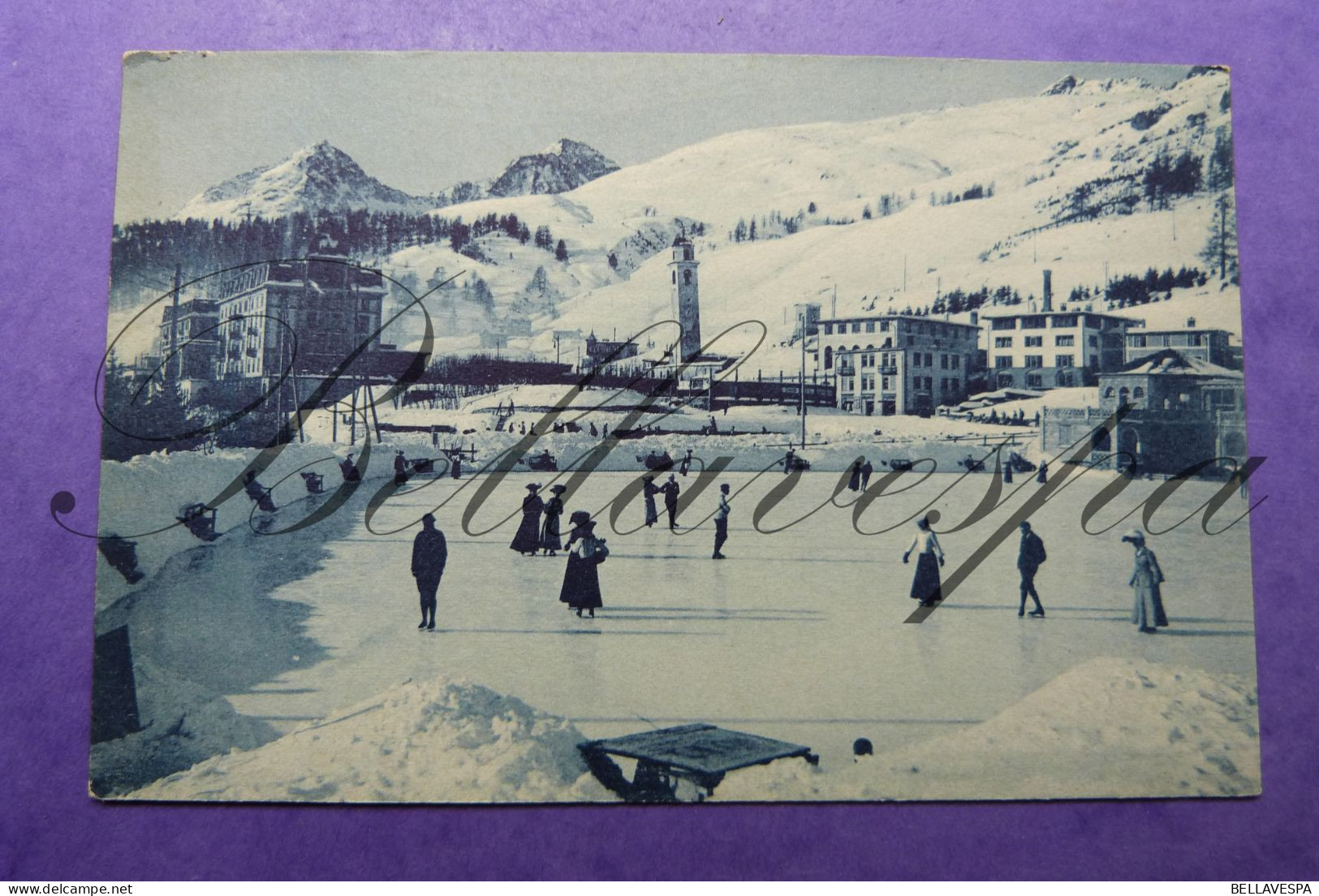 St.Moritz Kulm-rink Schaatsen Ijspiste - Wintersport