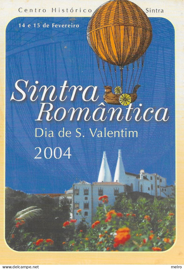 CP - Sintra, Saint-Valentin Romantique 2004 - "Transport En Montgolfière". - Saint-Valentin