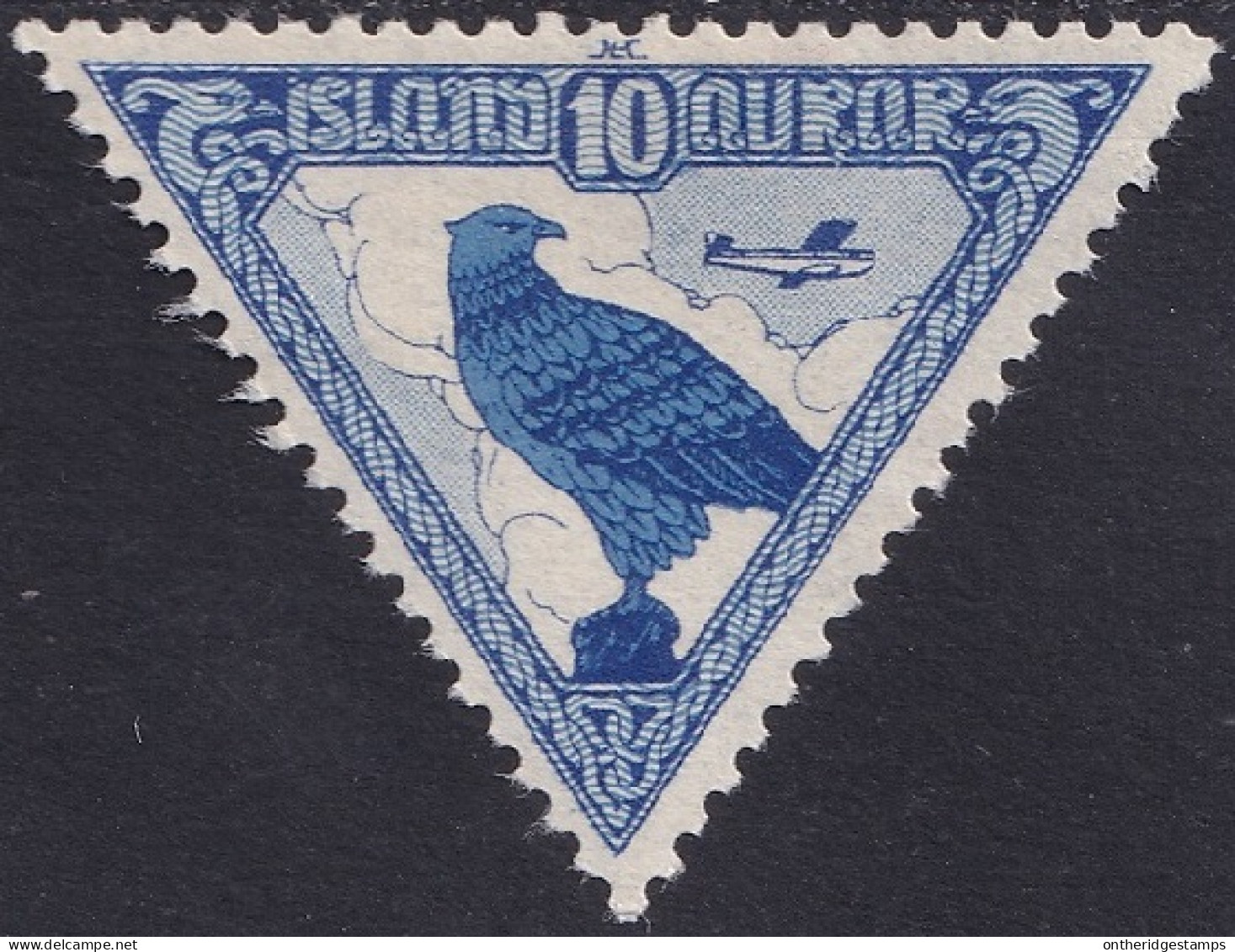 Iceland 1930 Sc C3  Air Post MLH* - Airmail