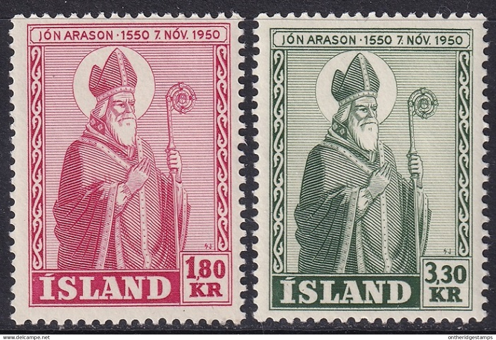 Iceland 1950 Sc 269-70  Set MLH* - Nuevos