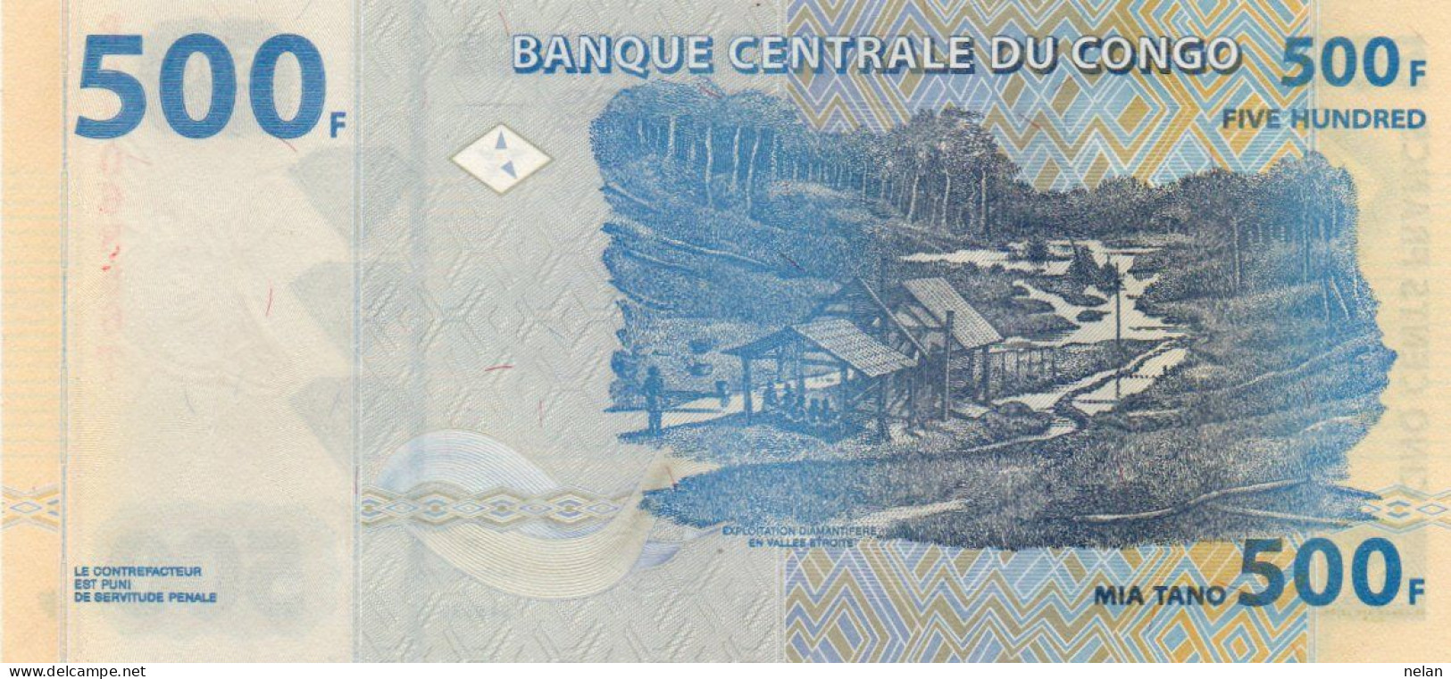 CONGO DEMOCRATIC REPUBLIC 500 FRANCS 2002 P-96 A.1 UNC - RARA SUFIX - T - Democratic Republic Of The Congo & Zaire