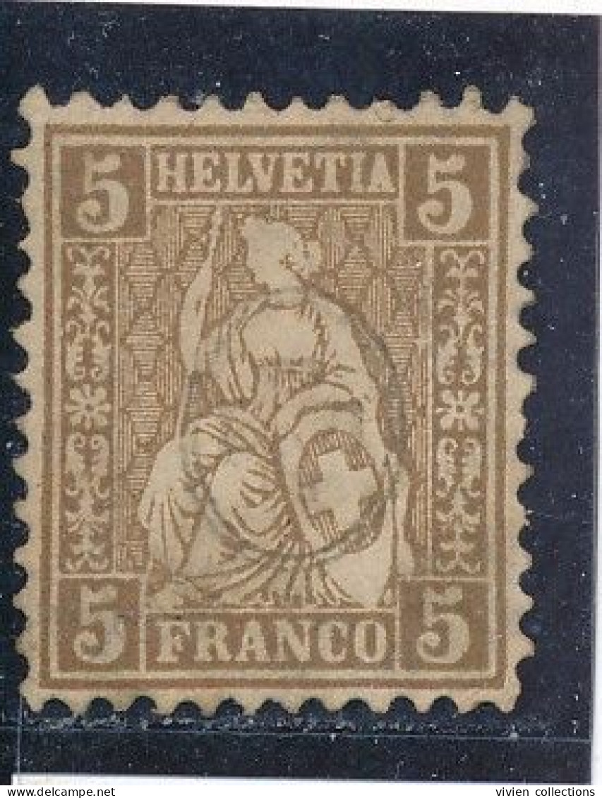 Suisse Helvetia N° 35a Neuf * - Unused Stamps