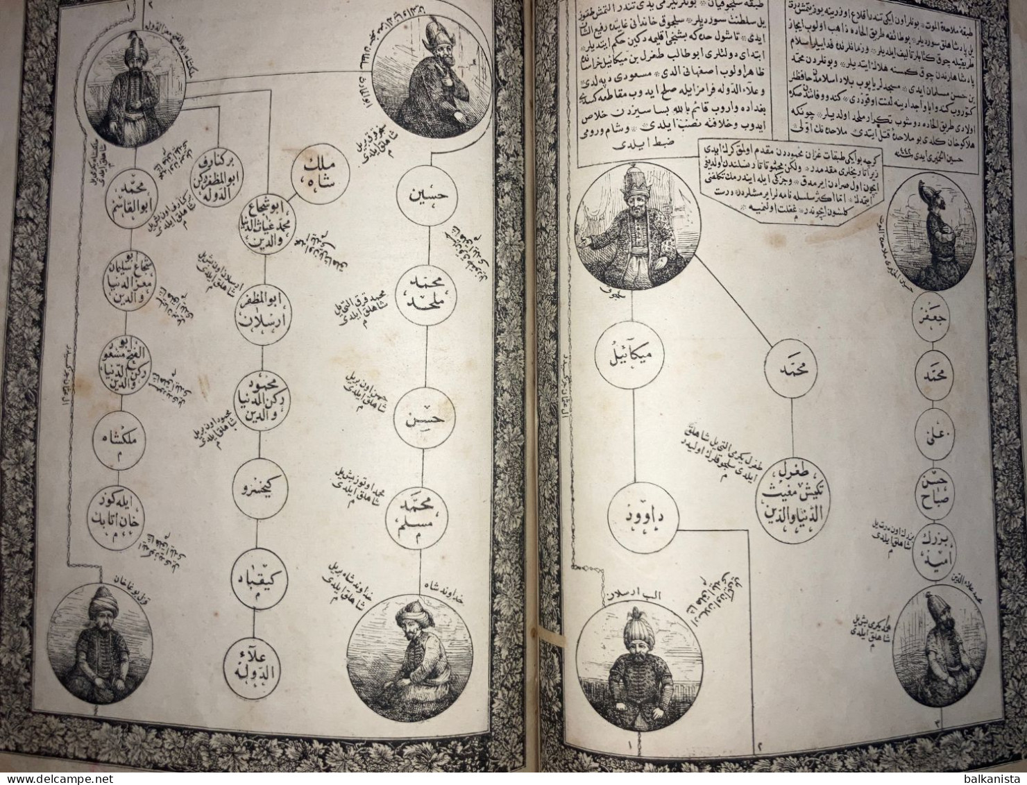 Subhatu'l Ahbar min Zubdetu'l Asar Ottoman Litho Print Rosary of the Times