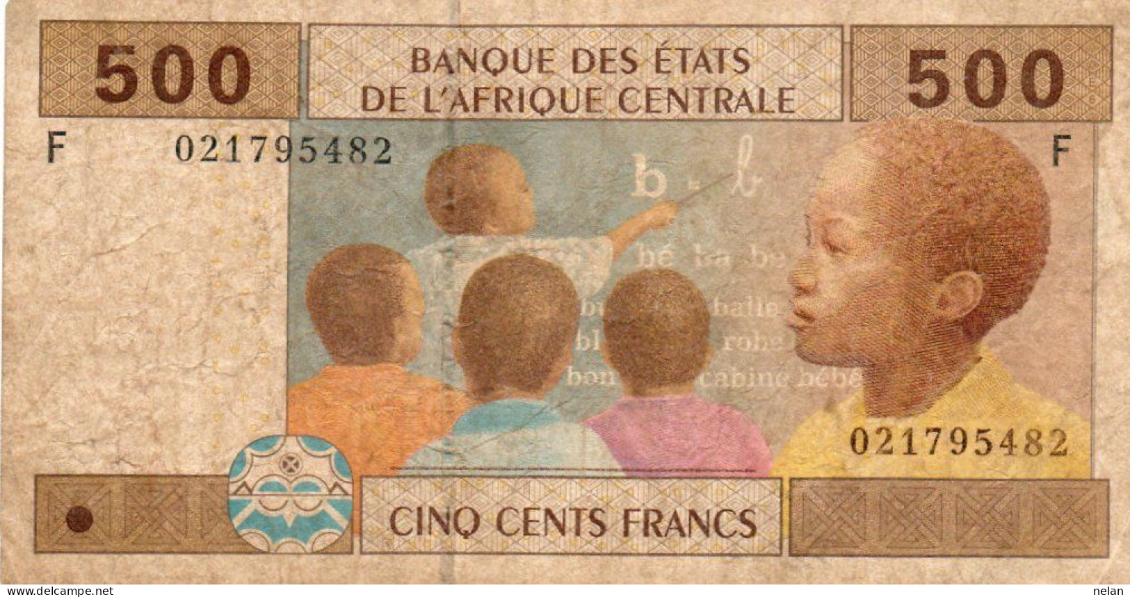 CENTRAL AFRICAN STATES 500 FRANCS 2002 P-506 Fa F For Equatorial Guinea  CIRC. - Central African States