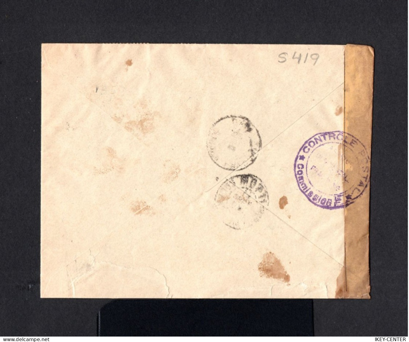 S419-FRENCH SUDAN-AIRMAIL CENSOR COVER BAMAKO To GAO.1944.WWII.ENVELOPPE AERIEN CENSURE Souda Français - Briefe U. Dokumente