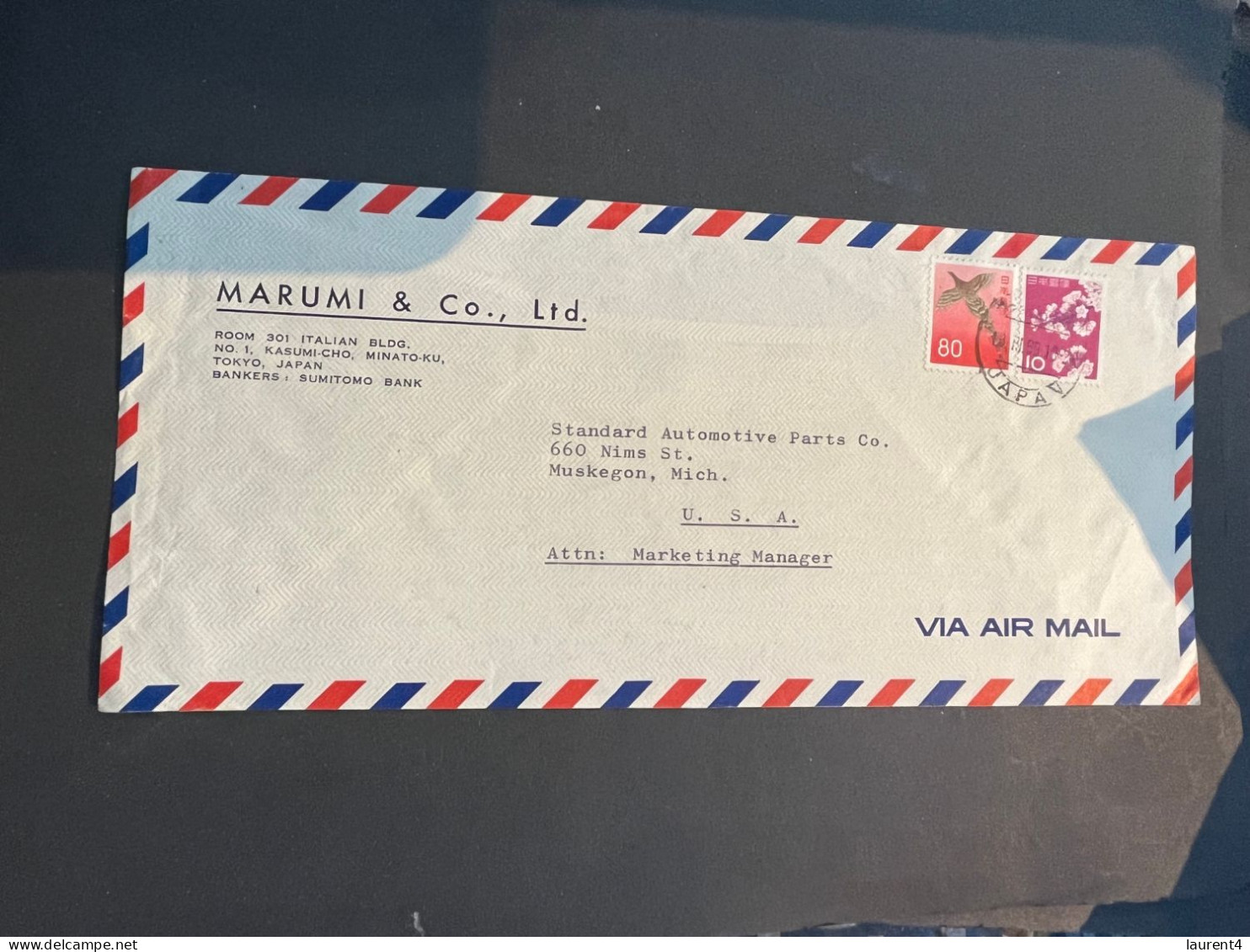 (3 R 25) OLDER - Letter Posted To USA (1969) - Lettres & Documents