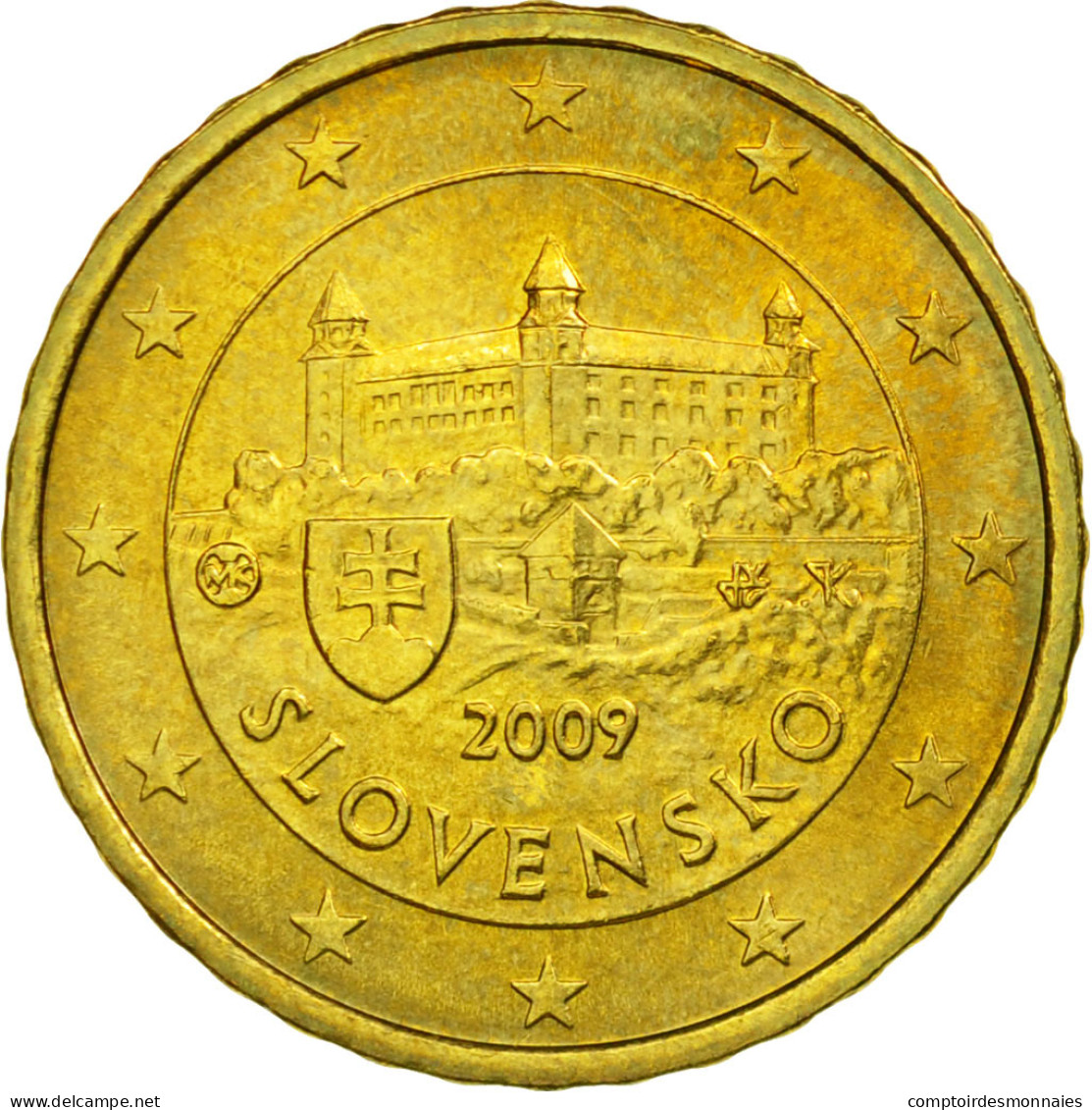 Slovaquie, 10 Euro Cent, 2009, SUP, Laiton, KM:98 - Slowakei