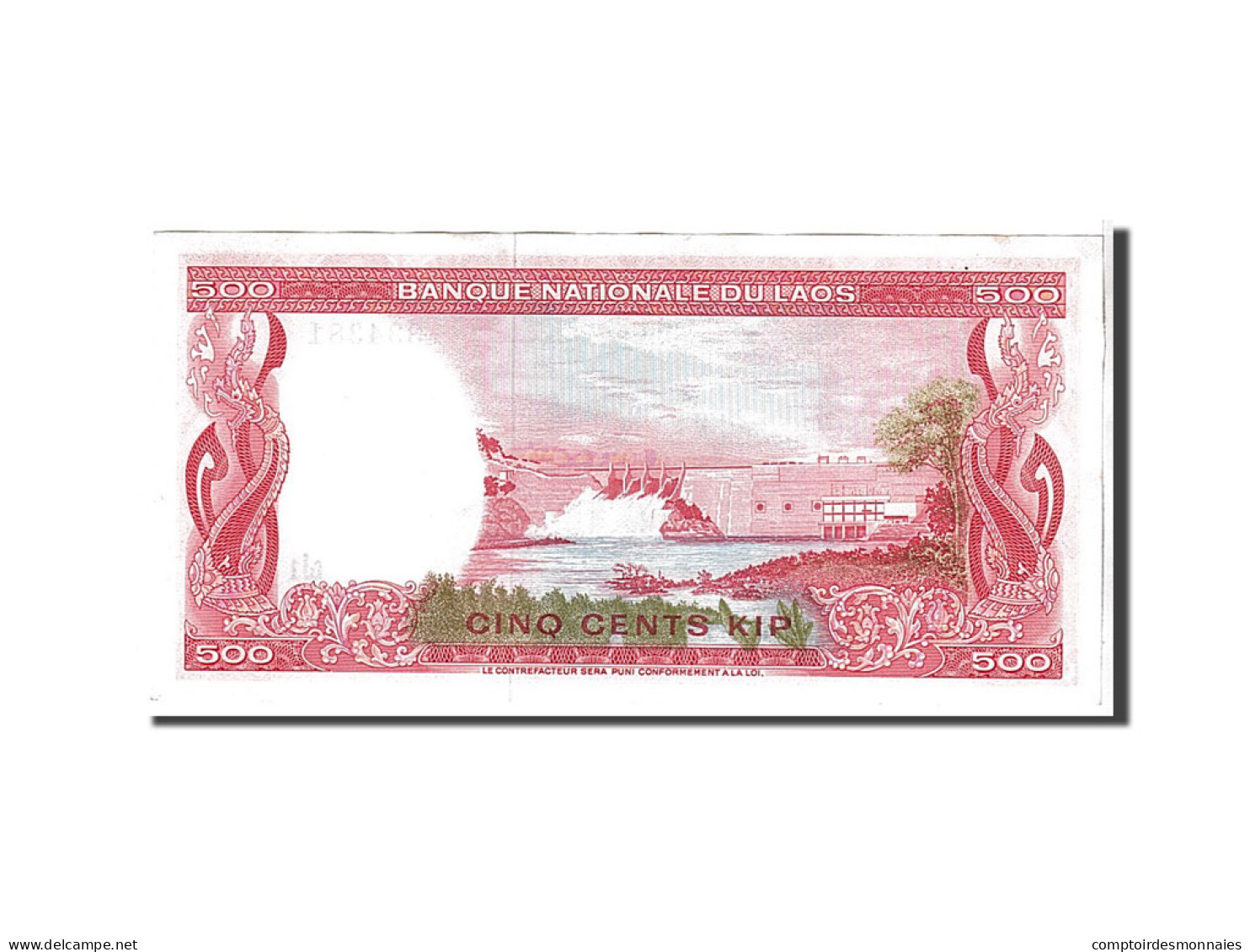 Billet, Lao, 500 Kip, 1974, NEUF - Laos