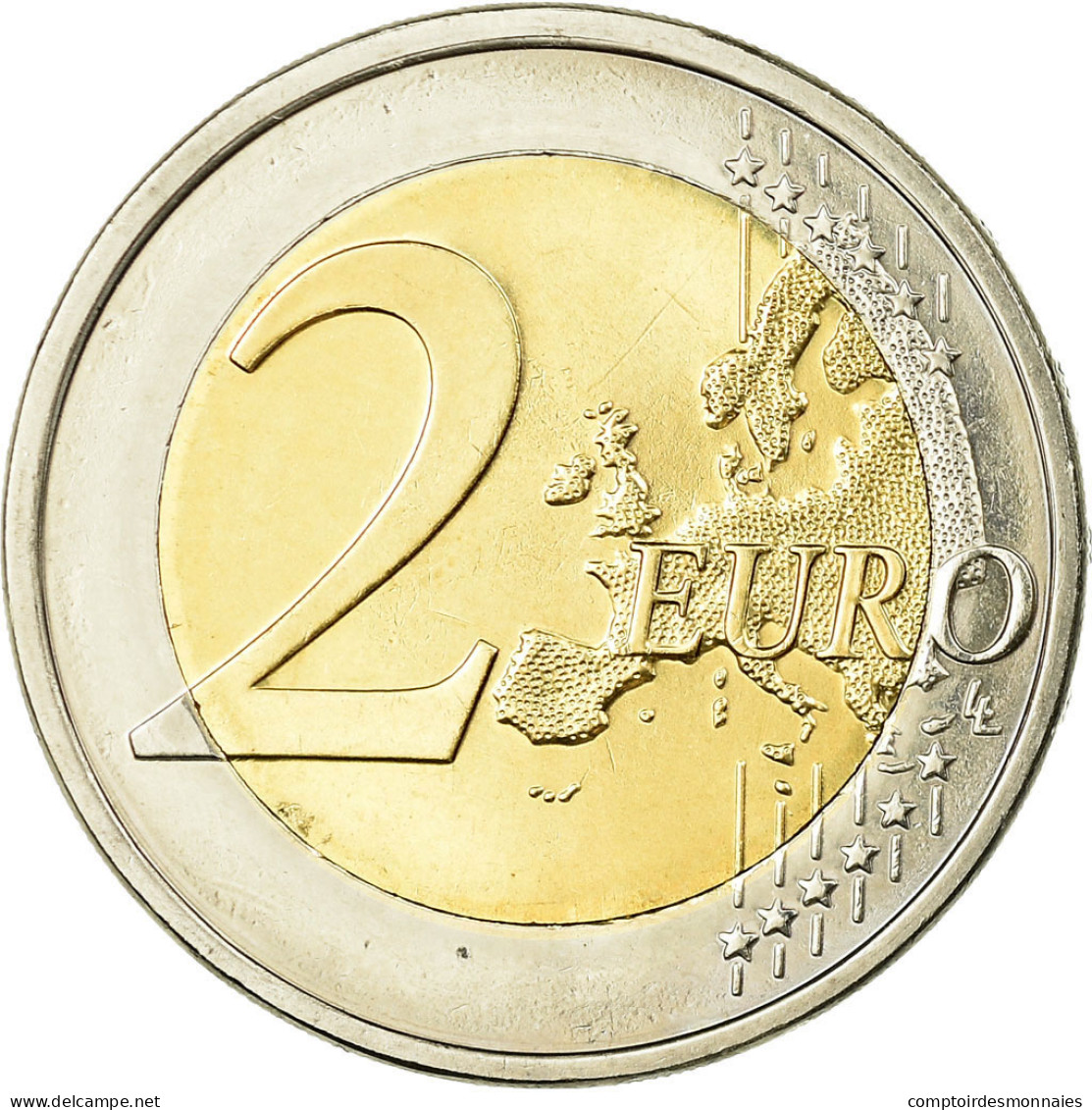 Chypre, 2 Euro, 2008, TTB, Bi-Metallic, KM:85 - Cipro