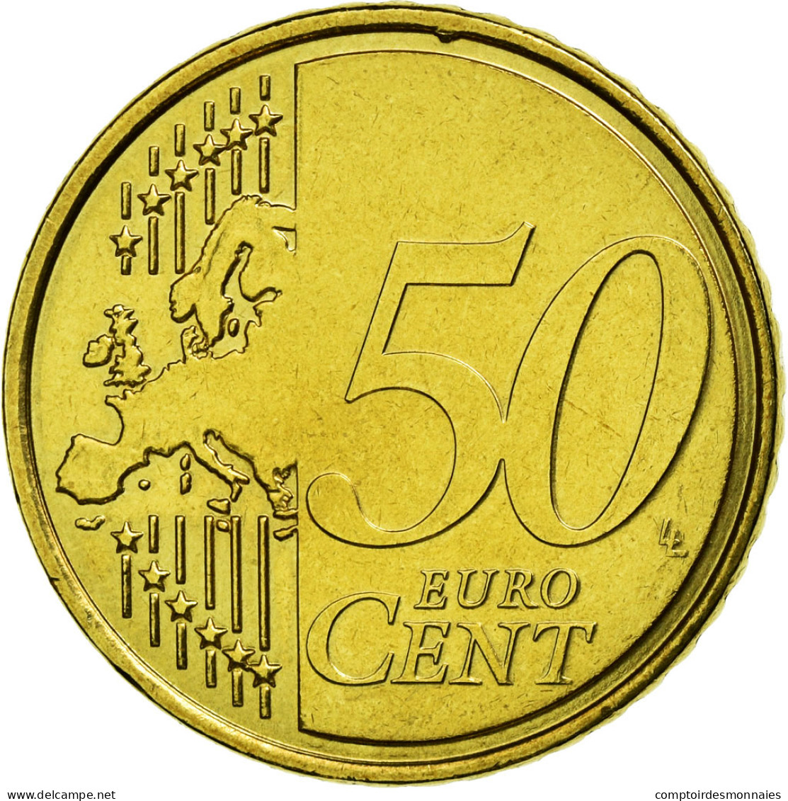 Malte, 50 Euro Cent, 2008, SUP, Laiton, KM:130 - Malte