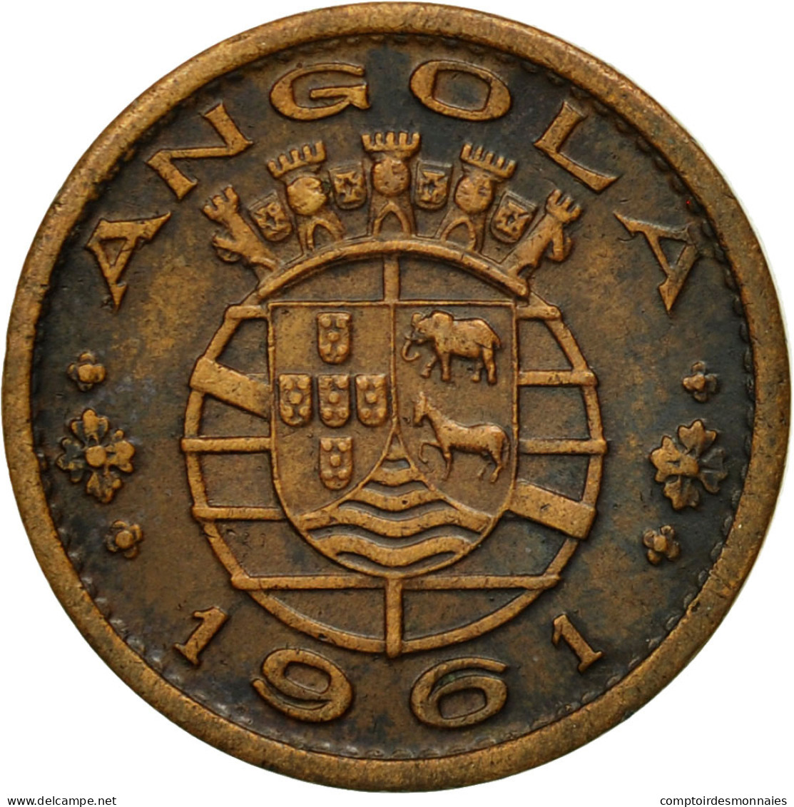 Monnaie, Angola, 50 Centavos, 1961, TTB, Bronze, KM:75 - Angola