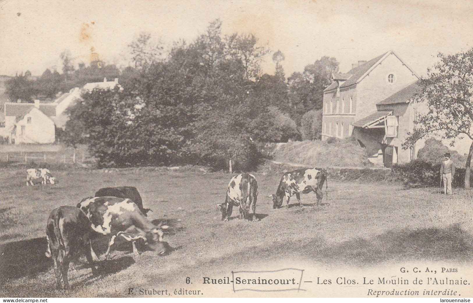 95 - SERAINCOURT - Les Clos - Le Moulin De L' Aulnaie - Seraincourt