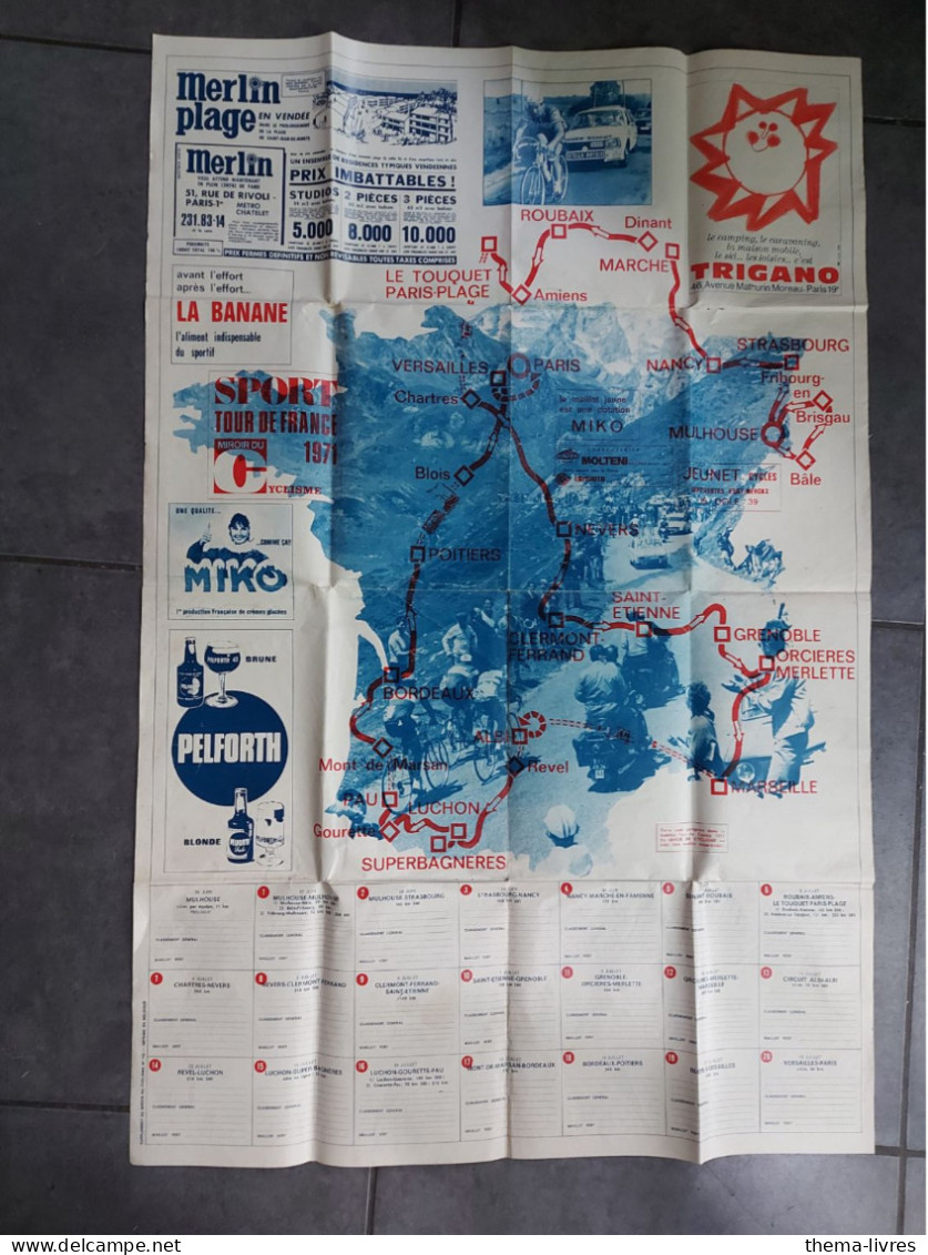 Affiche TOUR DE FRANCE 1971 (M5629) - Cyclisme