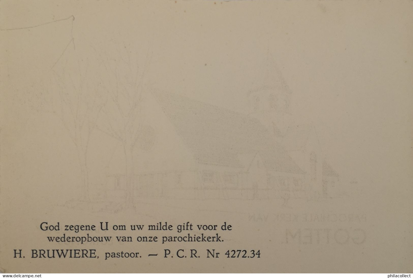 Gottem (Deinze) Parochiale Kerk Van // 19?? - Deinze