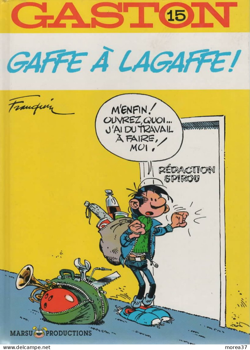 GASTON   "Gaffe à Lagaffe "  EO   FRANQUIN     MARSU PRODUCTION - Gaston