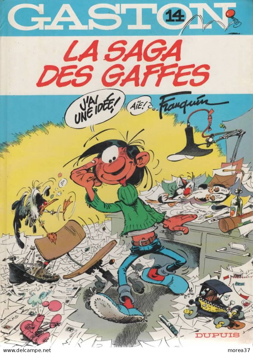 GASTON   "La Saga Des Gaffes "   Tome 14   EO   FRANQUIN     DUPUIS - Gaston