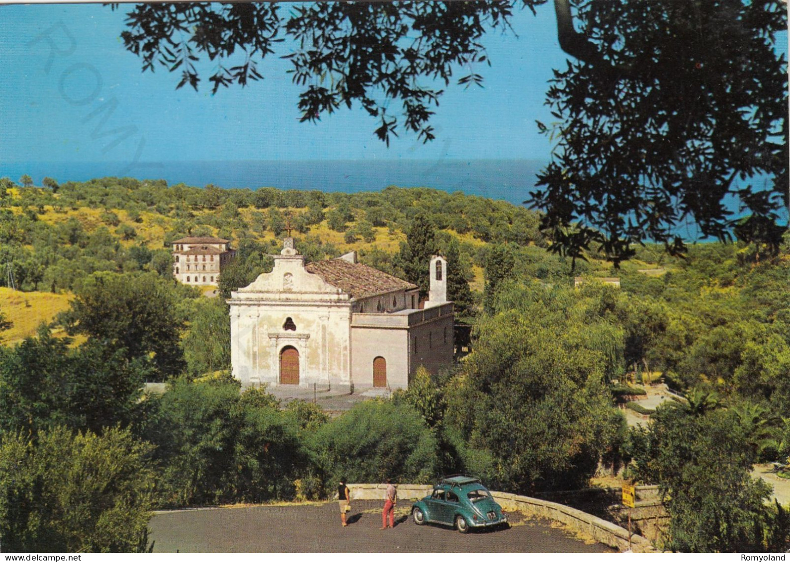 CARTOLINA  CRUCOLI TORRETTA,CROTONE,CALABRIA-SANTUARIO DI MANEPUGLIA-STORIA,MEMORIA,CULTURA,IMPERO ROMANO,VIAGGIATA 1969 - Crotone