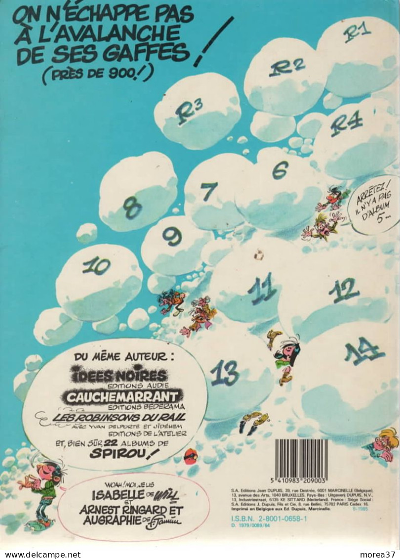 GASTON   "Lagaffe Mérite Des Baffes  "   Tome 13      FRANQUIN     DUPUIS - Gaston