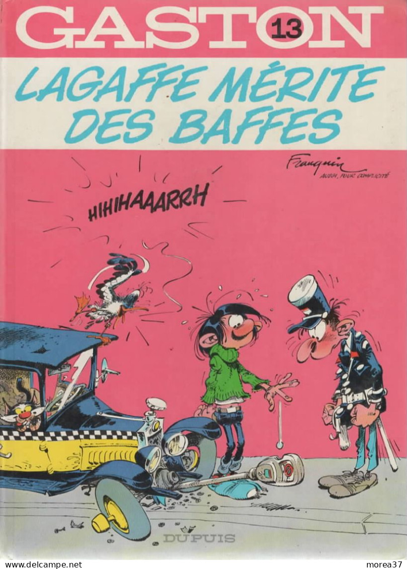 GASTON   "Lagaffe Mérite Des Baffes  "   Tome 13      FRANQUIN     DUPUIS - Gaston