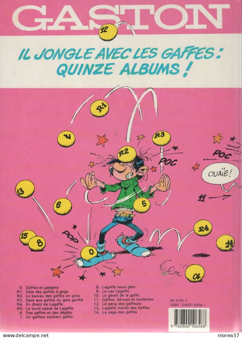 GASTON   "Lagaffe Mérite Des Baffes  "   Tome 13      FRANQUIN     DUPUIS - Gaston