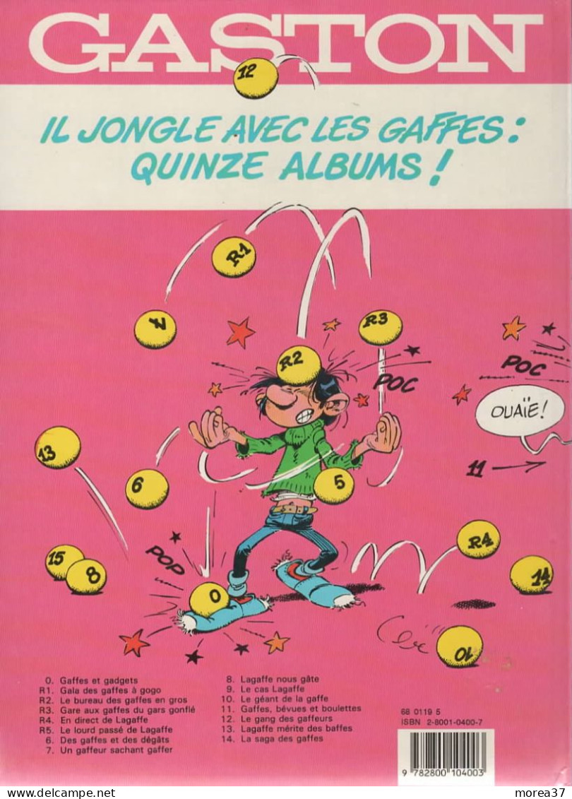 GASTON   "Le Gang Des Gaffeurs "   Tome 12      FRANQUIN     DUPUIS - Gaston